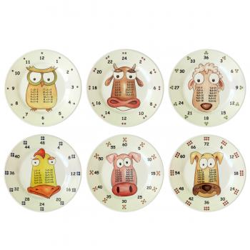 The Multiples 6 piece plate set